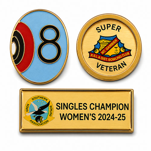 Lawn Bowl Badges