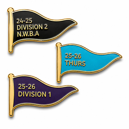 Pennant Flag Lapel Pins