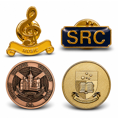 School Lapel Pins/Medals