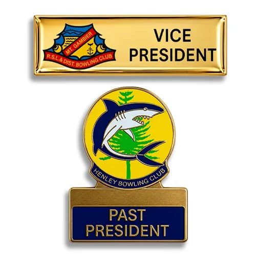 Custom Metal Bar & Badge