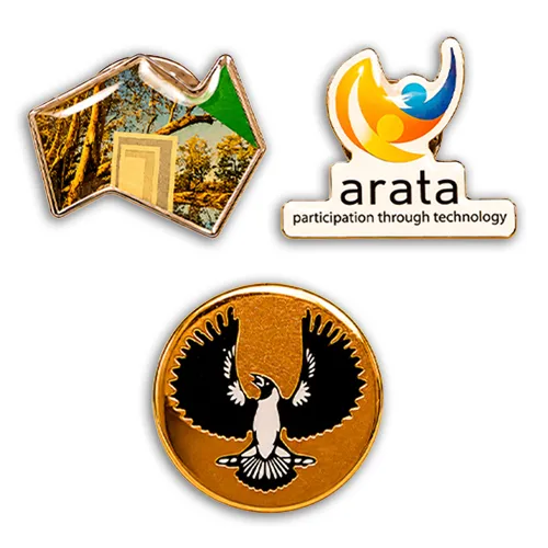 Digital Printed Epoxy Dome Lapel Pins