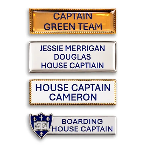Individual Metal Title Bars