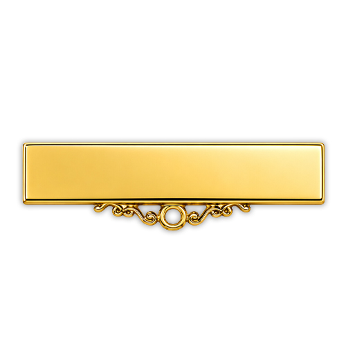 No.10 Bar with Pin Backing