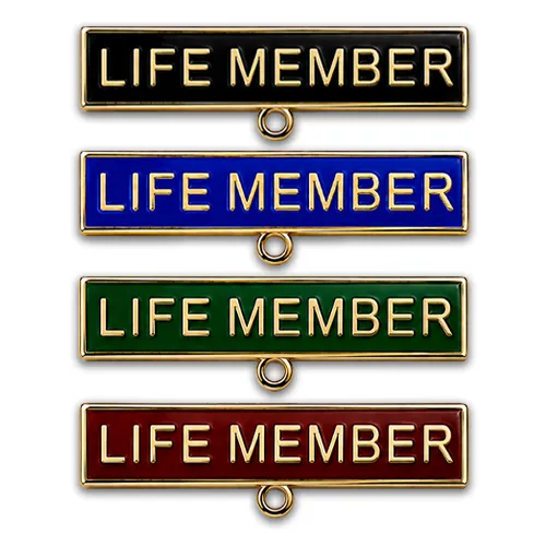 Stock Life Member Bars with Loops