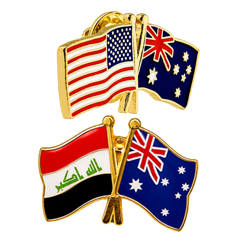 Friendship Flags Lapel Pins