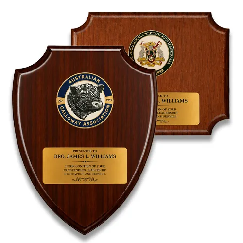 Custom Wooden Display Plaques